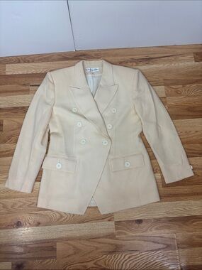 vintage Christian Dior double-breasted blazer size 8